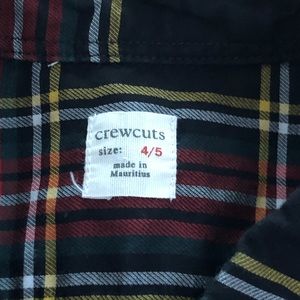 Boys plaid button down shirt from crewcuts kids